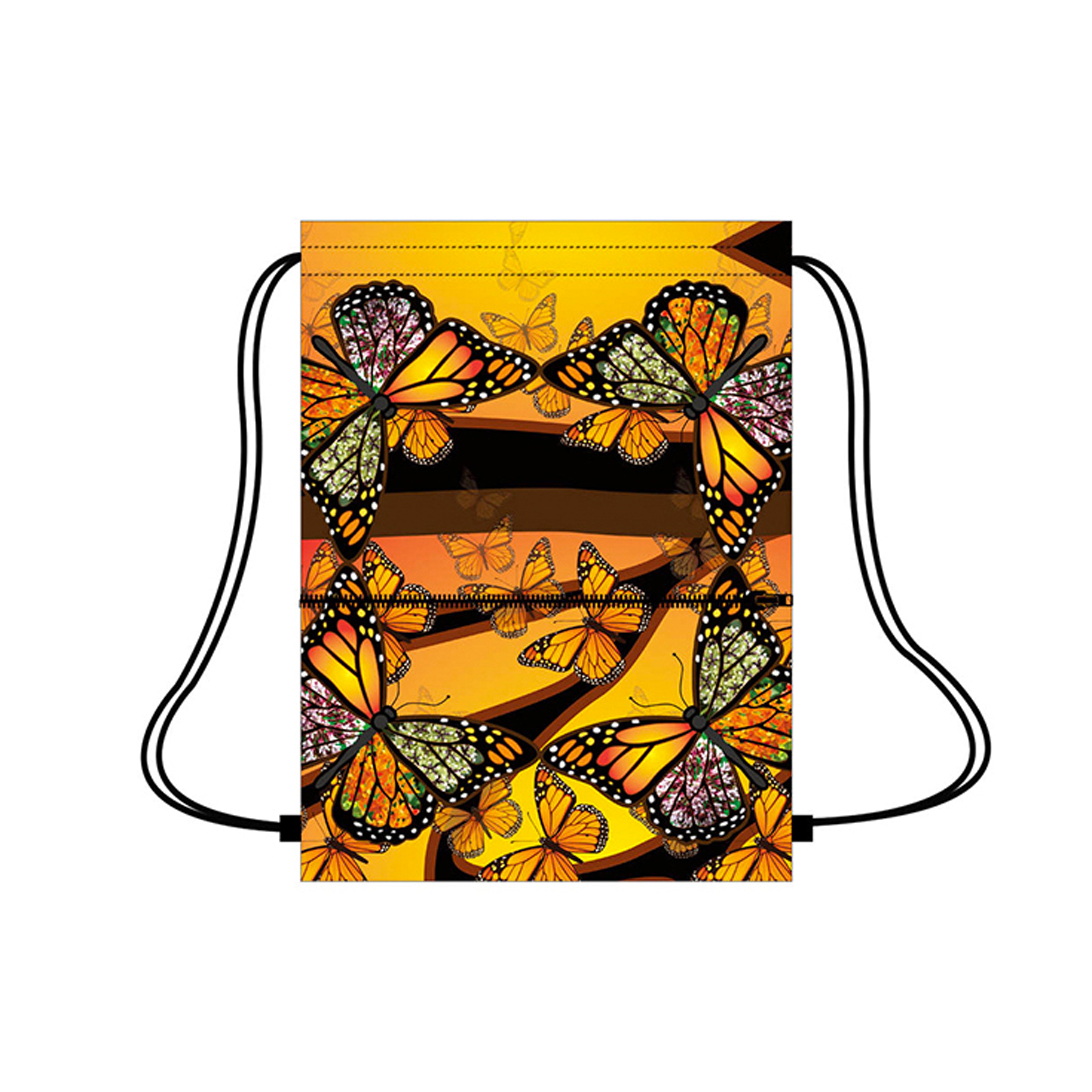 Butterflies of Hope Drawstring Bag