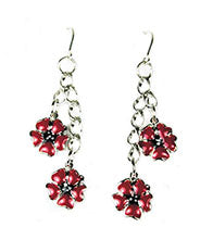Poppy Flower Remembrance Earrings