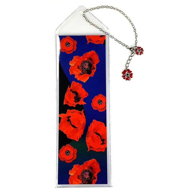 Poppy Flower Remembrance Bookmark/Bracelet 2 in 1 Combo!