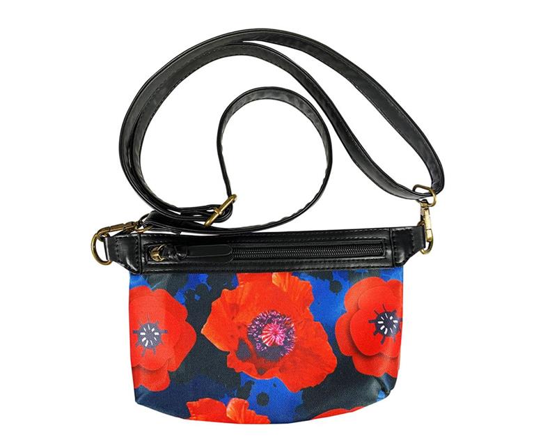 Poppy Flower Remembrance Fanny Pack