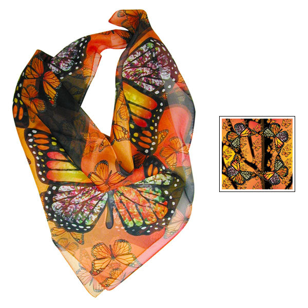Butterflies of Hope Silk Scarf
