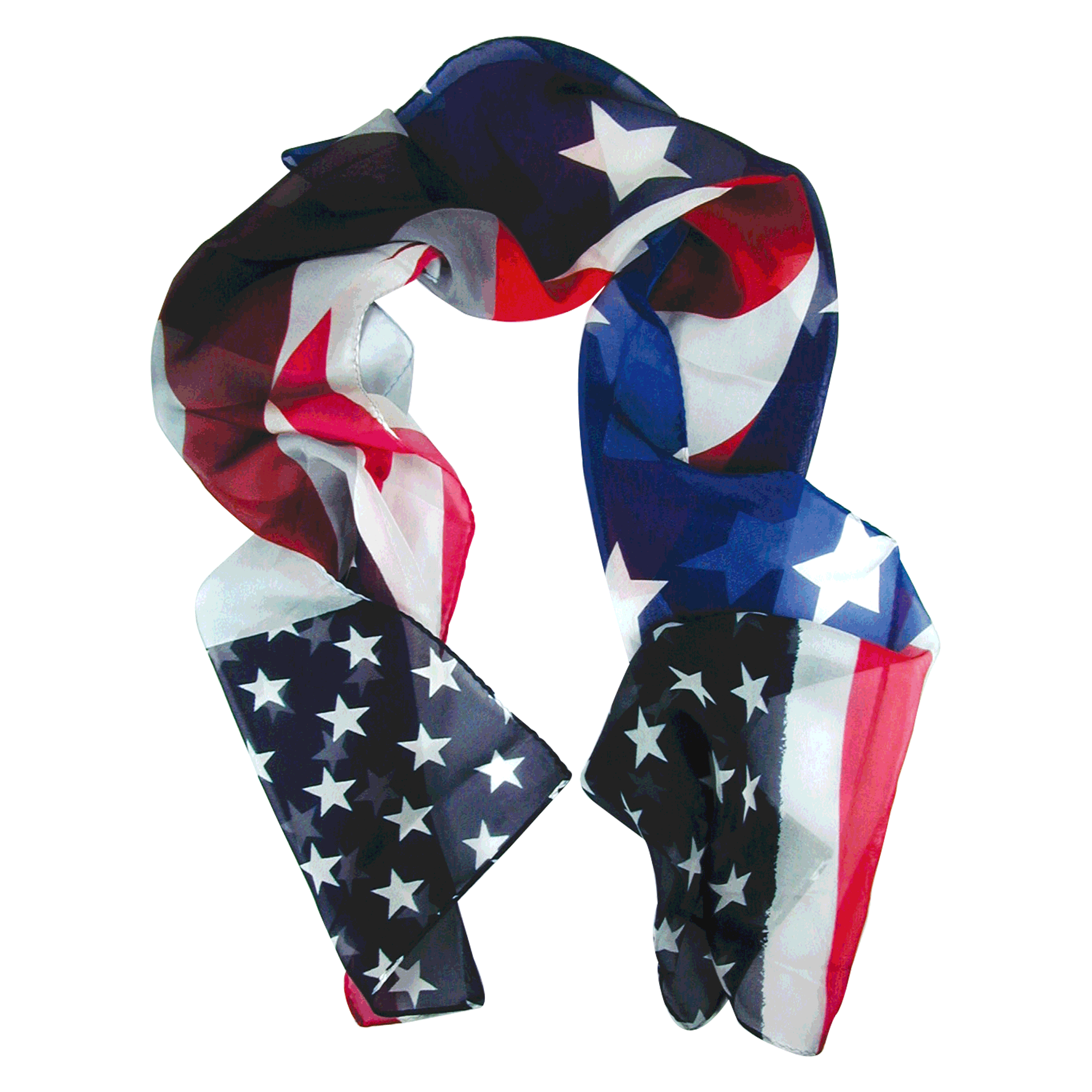 Stars and Stripes Silk Scarf
