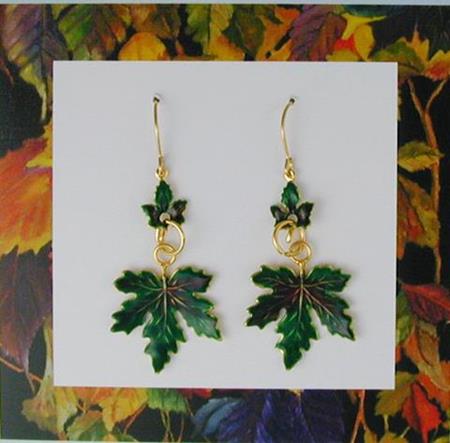 Leaves of Rebirth Earrings