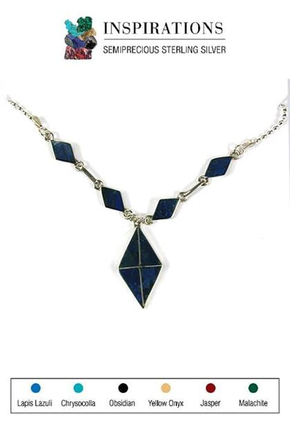 Lapis Lazuli and Sterling Silver Necklace