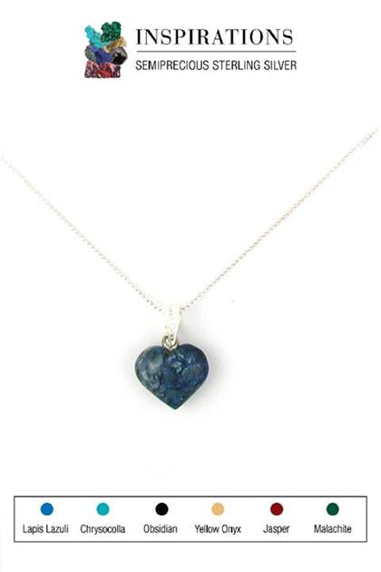 Lapis Lazuli Heart Necklace