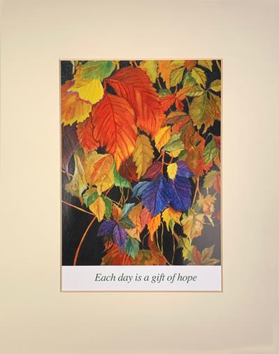 Leaves of Rebirth Matted Print