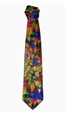 Leaves of Rebirth Tie