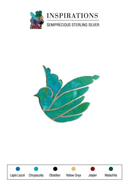 Peace Dove Brooch and Charm